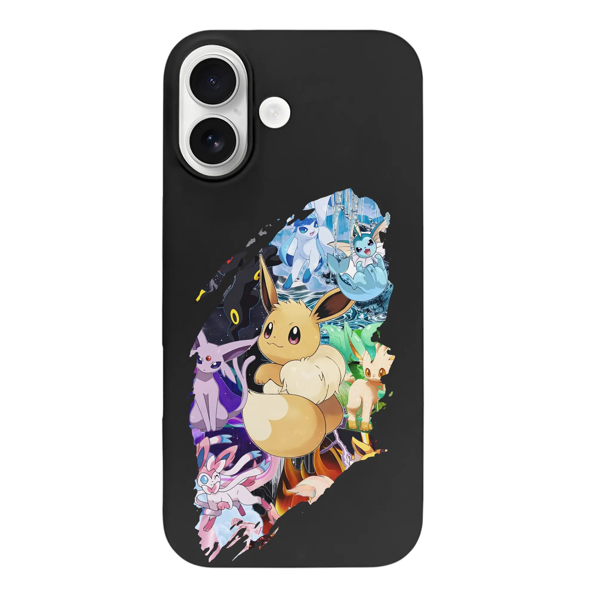 ポケモン グッズ,イーブイ - iPhone 17 シリーズ シリコンケース 薄型 耐衝撃 指紋防止 ソフトタッチカバー 精密フィット 傷防止 保護ケース iPhone 17/17 Air/17 Pro/17 Pro Max 対応